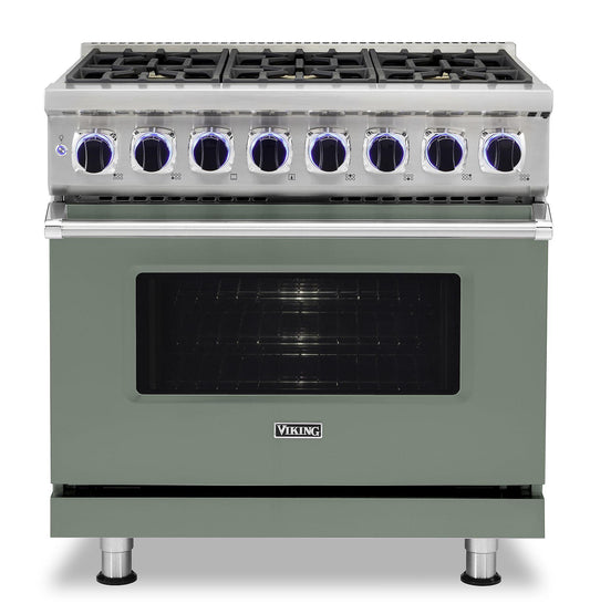 VIKING 36" Dual Fuel Range - VDR7362 Viking 7 Series Green - VDR73626BEU