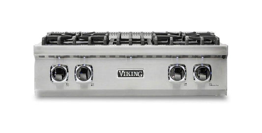 VIKING 30" 5 Series Gas Rangetop in Stainless Steel - VRT5304BSS