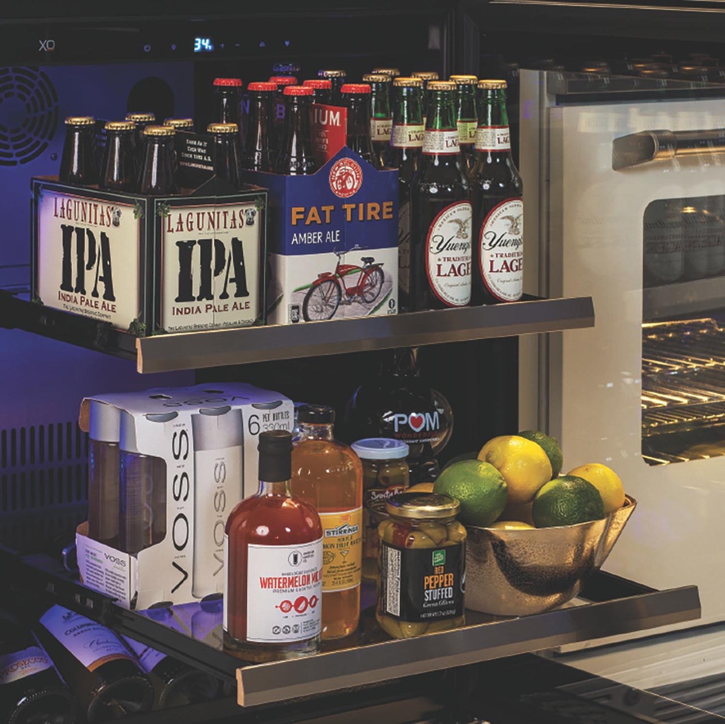 XO APPLIANCE XOU15BCSFR 15" Beverage Center, Solid in Stainless Steel, Right Hinge in Stainless Steel - XOU15BCSFR