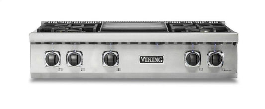VIKING 36" 5 Series Gas Rangetop in Stainless Steel - VRT5364GSSLP