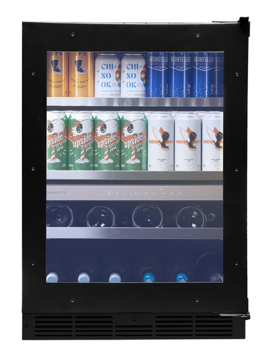 SILHOUETTE Silhouette Pro Gen 3 - 24" Built-in Wine and Beverage Center Panel-ready - SPRWBC052D3SSP