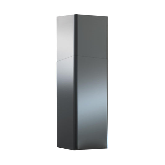 ZEPHYR Duct Cover Extension, ZRV, 12', Black SS Black in Stainless Steel - Z1C00RVBS