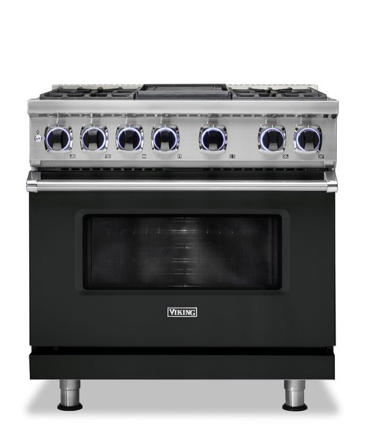 VIKING 36" Dual Fuel Range - VDR7362 Viking 7 Series Bronze - VDR73624GANLP