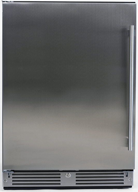 XO APPLIANCE XOU24BCSFL 24" Beverage Center, Solid in Stainless Steel, Left Hinge in Stainless Steel - XOU24BCSFL
