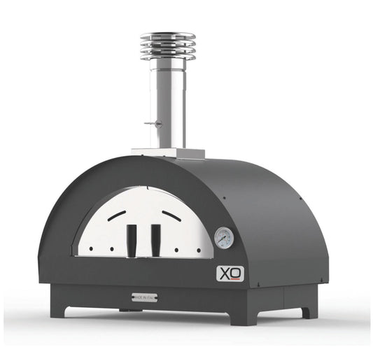 XO APPLIANCE XOPIZZA1CA Tabletop 24" x 16" Wood-Fired Oven in Carbona (Black) Black - XOPIZZA1CA