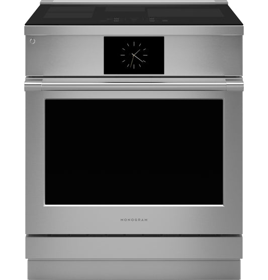 MONOGRAM Monogram 30" Induction Professional Range with 4 elements in Stainless Steel - ZHP304ETVSS