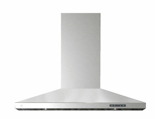 XO APPLIANCE XOJ36SC 36" CCC 600/395 CFM Italian Made Wall Mount Chimney Range Hood in Stainless Steel - XOJ36SC