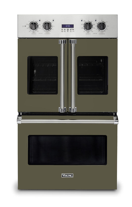 VIKING 30" Electric Double French-Door Oven Gray - VDOF7301MA