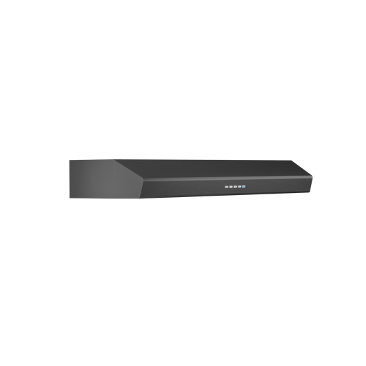 ZEPHYR Breeze II, Under Cabinet, 30", Black SS, LED Stainless - AK1200CBS