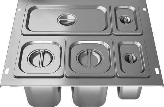 ZEPHYR DRPAN241S Drawer Pan Kit, 11pc, SS, PRRD24 in Stainless Steel - DRPAN241S