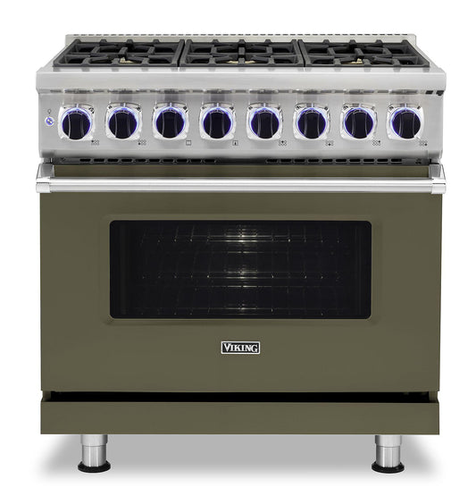 VIKING 36" Dual Fuel Range - VDR7362 Viking 7 Series Gray - VDR73626BMA
