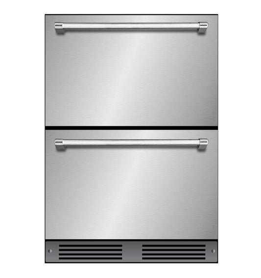 XO APPLIANCE XOU24RDS Refrigerated Drawers 24" Solid in Stainless Steel Drawer in Stainless Steel - XOU24RDS