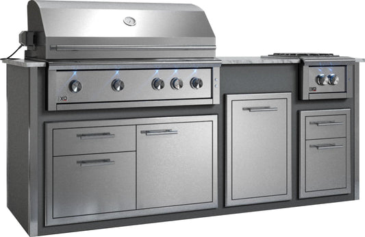 XO APPLIANCE XOGOK42V1GR Factory Assembled, Appliance Ready Designer Island Gray - XOGOK42V1GR