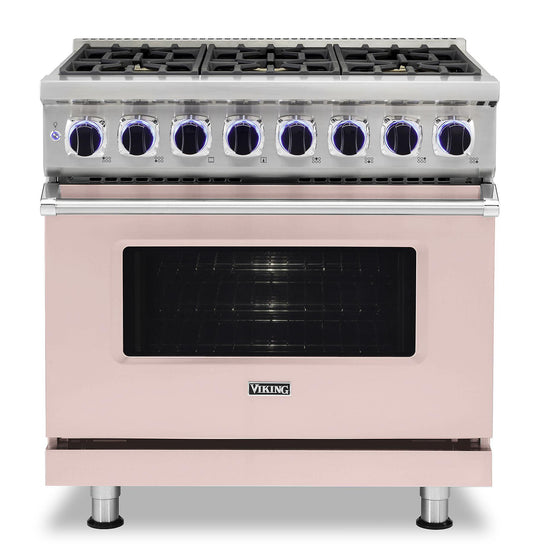 VIKING 36" Dual Fuel Range - VDR7362 Viking 7 Series Pink - VDR73626BBH
