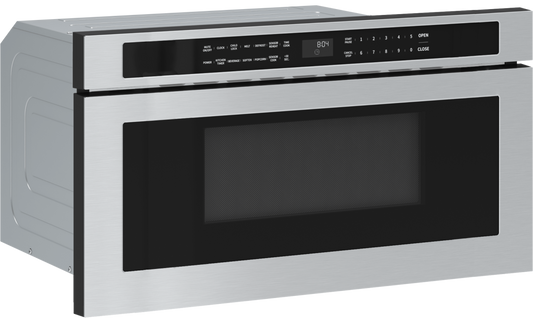 ZEPHYR Microwave Drawer, 30in, Built-In, SS, 1.2 cu. ft. in Stainless Steel - MWD3001AS