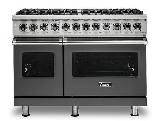 VIKING 48" Dual Fuel Range - VDR548 Viking 5 Series Gray - VDR5488BDG