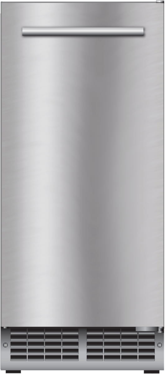 XO APPLIANCE XOUIM1565SP 15" Clear Gourmet Ice Maker Fingerprint Resistant in Stainless Steel w Pump in Stainless Steel - XOUIM1565SP