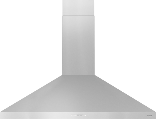 ZEPHYR Brisas Traditional Pyramid Wall, 36" SS, ACT, LED in Stainless Steel - BVEE36CS