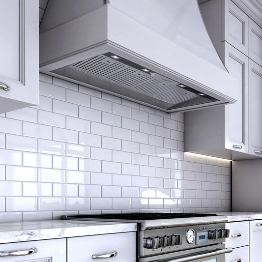 XO APPLIANCE XOIL4219SC 42" CCC 600/395 CFM Insert Hood Liner in Stainless Steel - XOIL4219SC