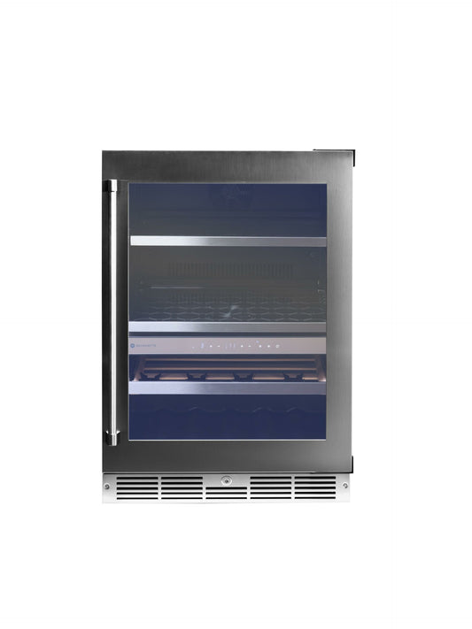 SILHOUETTE Silhouette Pro Gen 3 - 24" Built-in Wine and Beverage Center in Stainless Steel - SPRWBC052D3SS