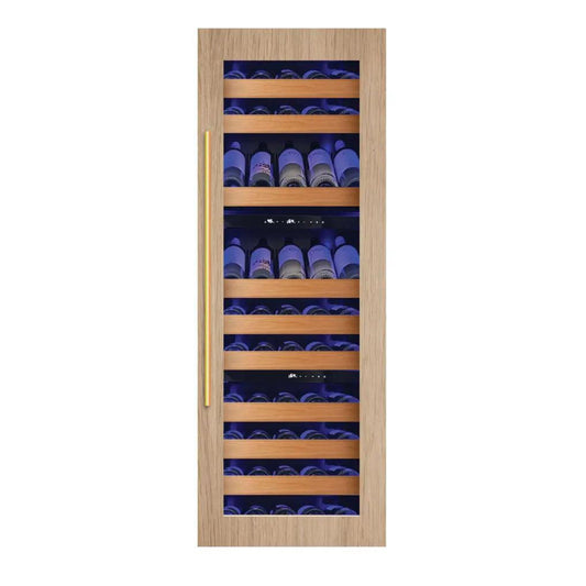 XO APPLIANCE XOU2470WTZGO Tall Triple Zone Wine Cooler, Panel Ready Glass Custom Panel Ready - XOU2470WTZGO