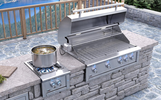 XO APPLIANCE XOGPOWER60KN 16" Power Side Burner 60,000 BTU NG in Stainless Steel - XOGPOWER60KN