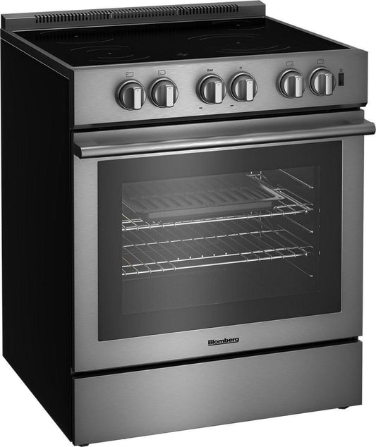 BLOMBERG APPLIANCES BIR34452SS 30in Induction range with 5.7 cu ft self clean oven, slide-in style in Stainless Steel - BIR34452SS