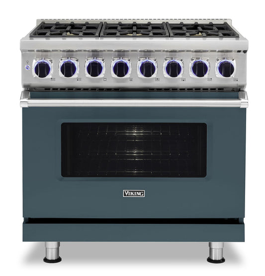 VIKING 36" Dual Fuel Range Viking 7 Series Gray - VDR73626BSQ