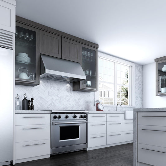 XO APPLIANCE XOT1848SC 48" CCC 600/395 CFM Pro Wall Hood in Stainless Steel - XOT1848SC
