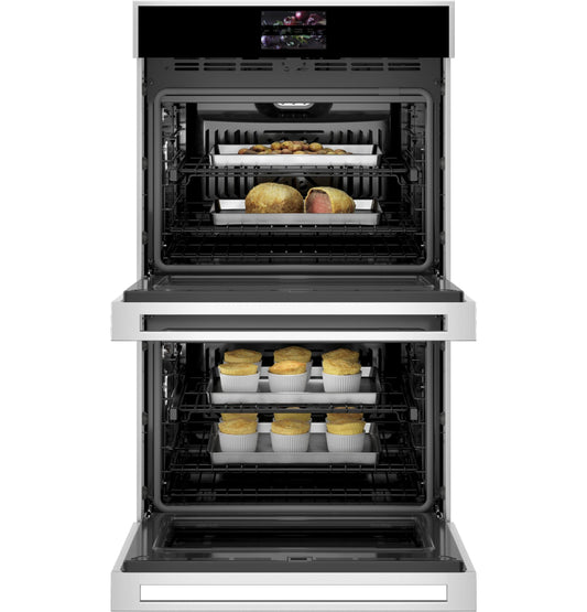 MONOGRAM Monogram 30" Minimalist Double Wall Oven in Stainless Steel - ZTD90DSSNSS