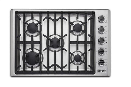 VIKING 30" Gas Cooktop in Stainless Steel - VGSU53015BSSLP