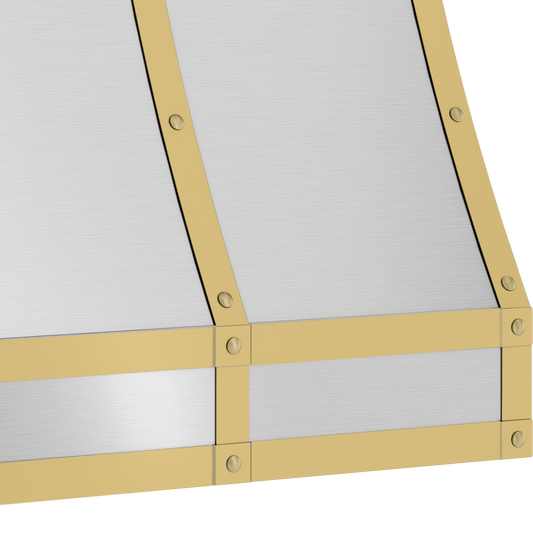 ZEPHYR Forte Hood Banding Kit, 48in, Satin Gold Gold - BKFT48ASG