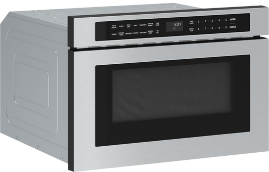 ZEPHYR Microwave Drawer, 24in, Built-In, SS, 1.2 cu. ft. in Stainless Steel - MWD2401AS