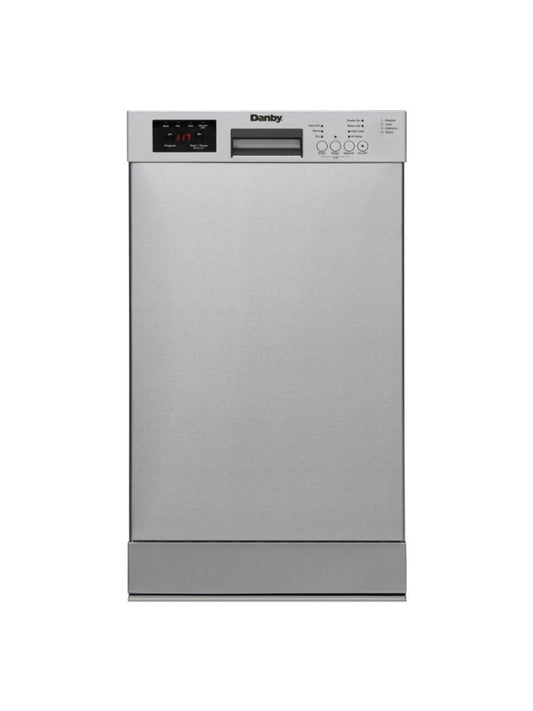 DANBY Danby 18" Wide Built-in Dishwasher in Stainless Steel - DDW18D1ESS