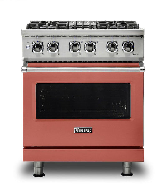 VIKING 30" Dual Fuel Range  Viking 5 Series Red - VDR5304BSC