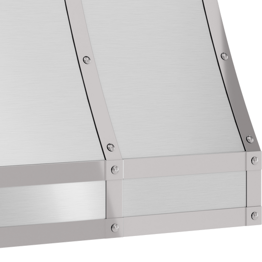 ZEPHYR Duct Cover, 48in x 18in, SS in Stainless Steel - DC14818AS