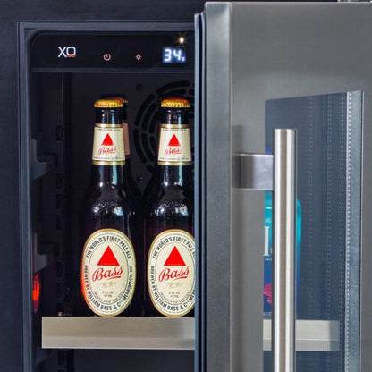 XO APPLIANCE XOU24BCSFR 24" Beverage Center, Solid in Stainless Steel, Right Hinge in Stainless Steel - XOU24BCSFR