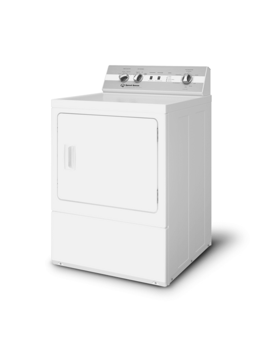 SPEED QUEEN DC5004WE DC5 Sanitizing Electric Dryer with Pet Plus Extended Tumble Steam  White - DC5004WE