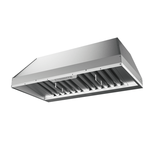 ZEPHYR Monsoon Connect, 48in, SS, LED, ACT in Stainless Steel - AK9446BS