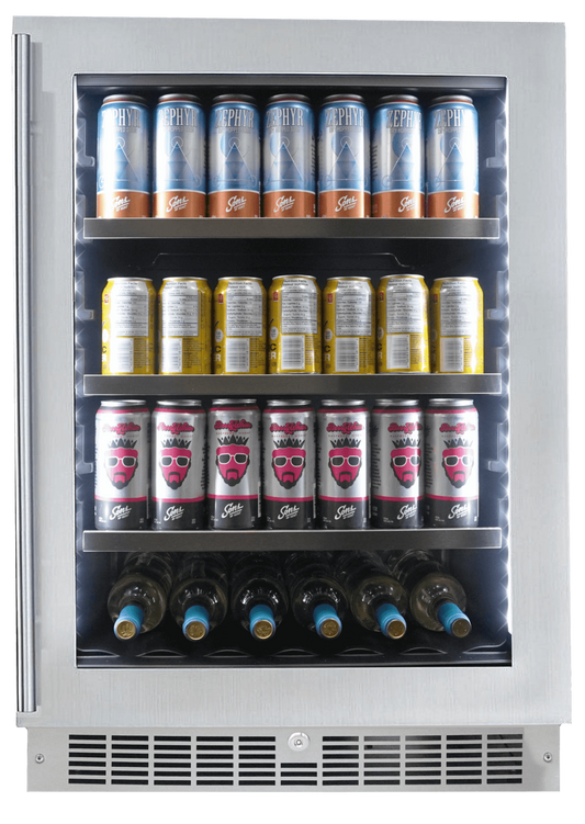 SILHOUETTE Silhouette Pro - 24" Built-in Beverage Center in Stainless Steel - SPRBC056D1SS