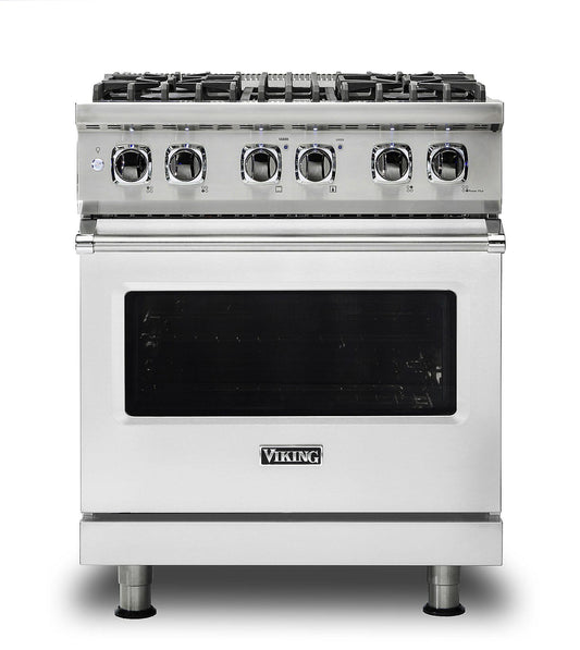 VIKING 30" Dual Fuel Range Viking 5 Series in Stainless Steel - VDR5304BSS
