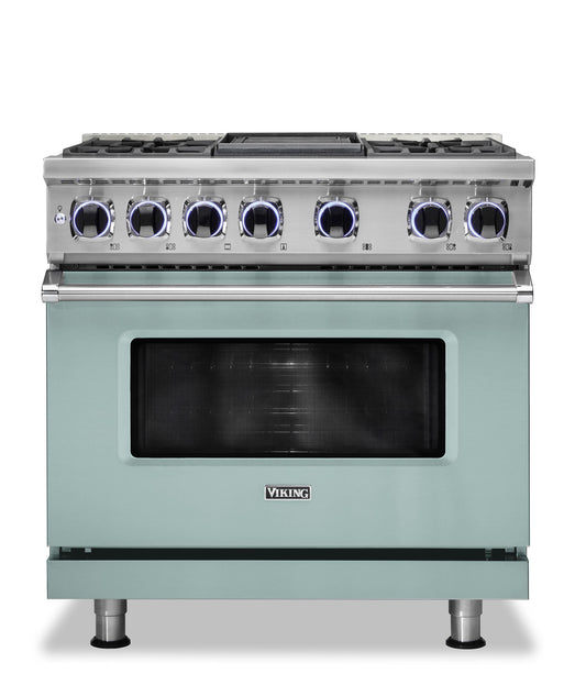 VIKING 36" Dual Fuel Range - VDR7362 Viking 7 Series Other - VDR73624GSPLP