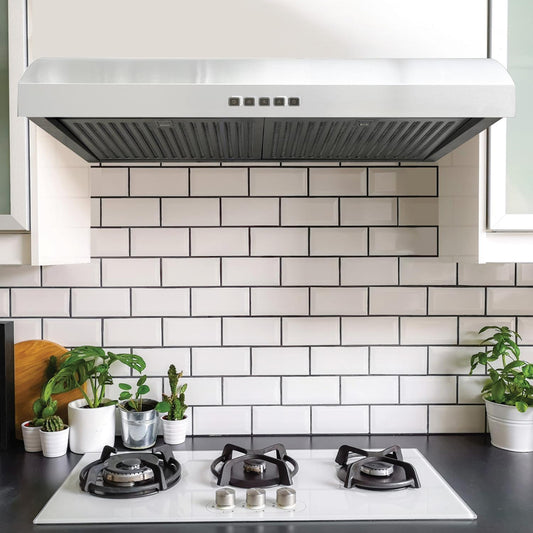 XO APPLIANCE XOE230W 30" 400 CFM Under Cabinet Range Hood White - XOE230W