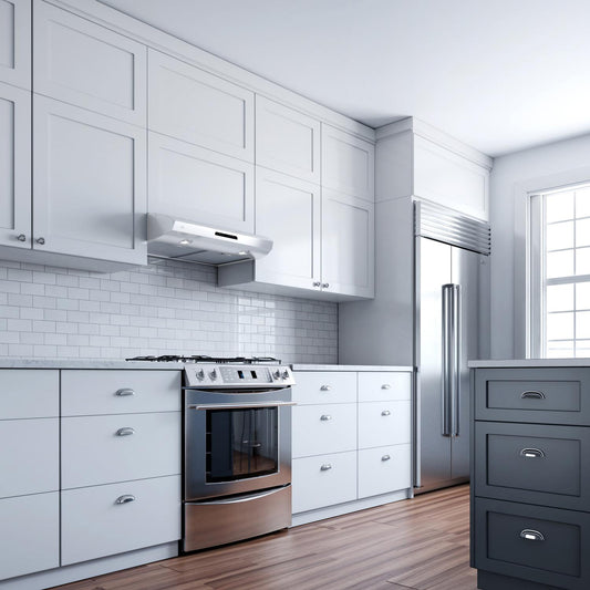 XO APPLIANCE XOE30W 30" 350 CFM Under Cabinet Range Hood White - XOE30W