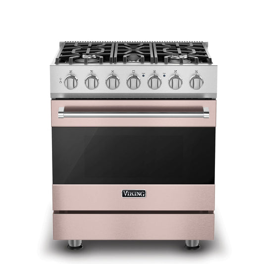 VIKING 30" Self-Cleaning Dual Fuel Range Viking 3 Series Pink - RVDR33025BBH