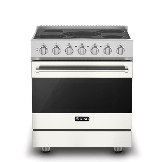 VIKING 30" Self-Cleaning Electric Range - Viking 3 Series White - RVER33015BPW