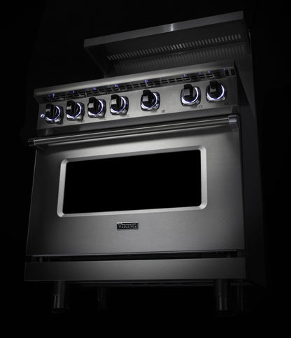 VIKING 36" Dual Fuel Range - VDR7362 Viking 7 Series Gray - VDR73626BDG
