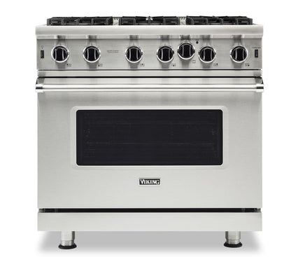 VIKING 36" Open Burner Gas Range Viking 5 Series Gold - VGIC53626BGHLP