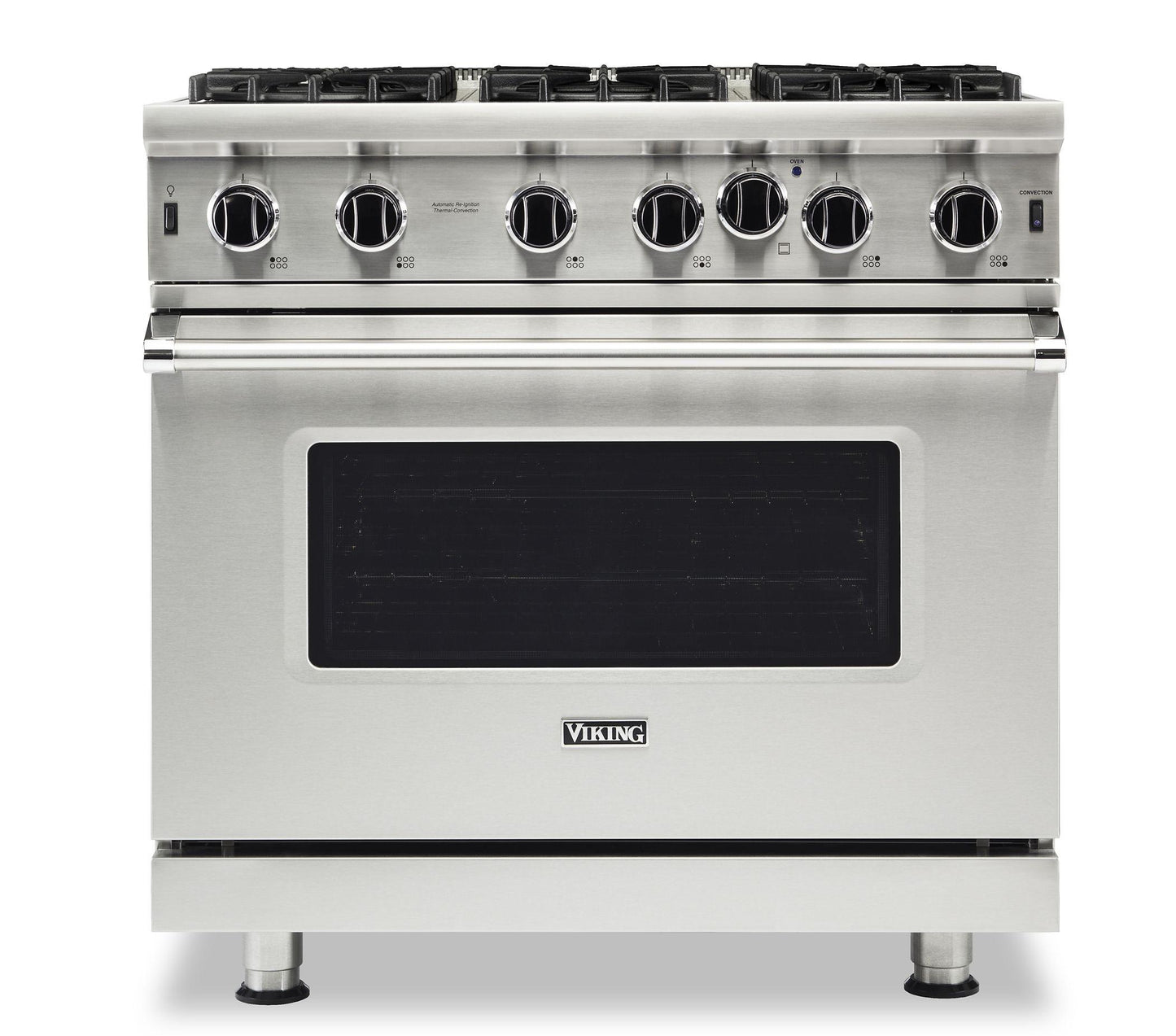 VIKING 36" Open Burner Gas Range Viking 5 Series Bronze - VGIC53626BAN