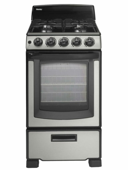 DANBY Danby 20" Wide Gas Range in Stainless Steel - DR203BSSGLP